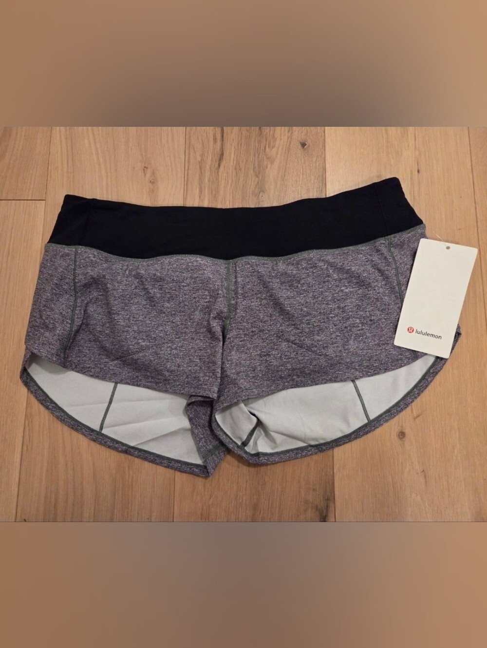 Lululemon Speed Up Short 2.5" Heather Lux Multi Black Size 10